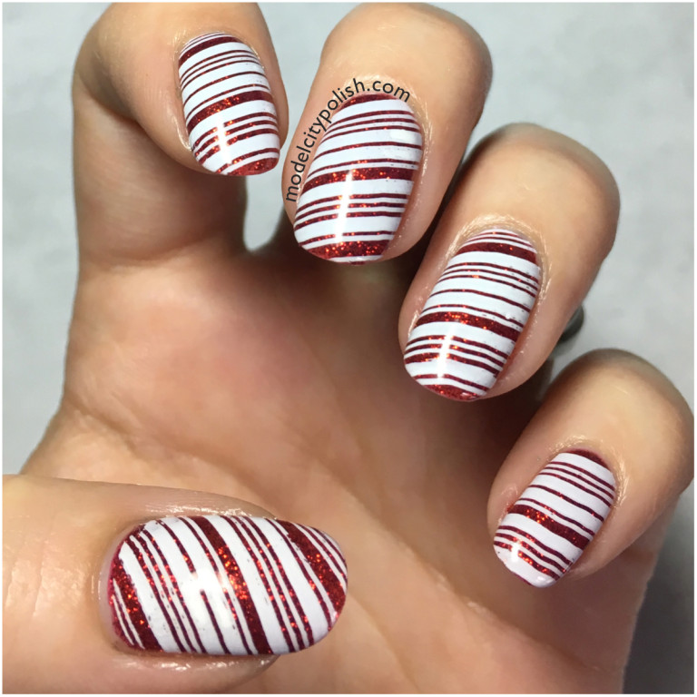 Candy Cane – Challenge Your Nail Art